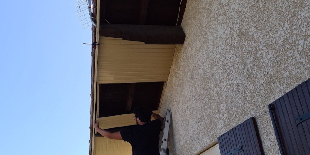 Habillage de planche de rives